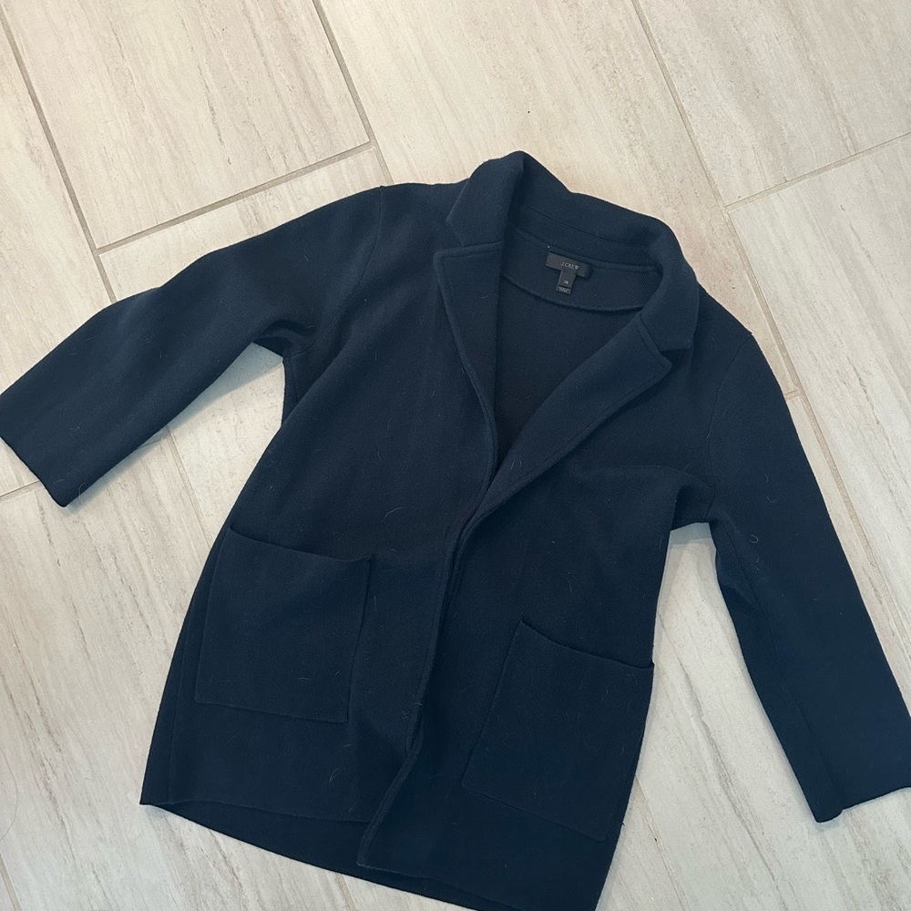J Crew Blazer Knit Cardigan
